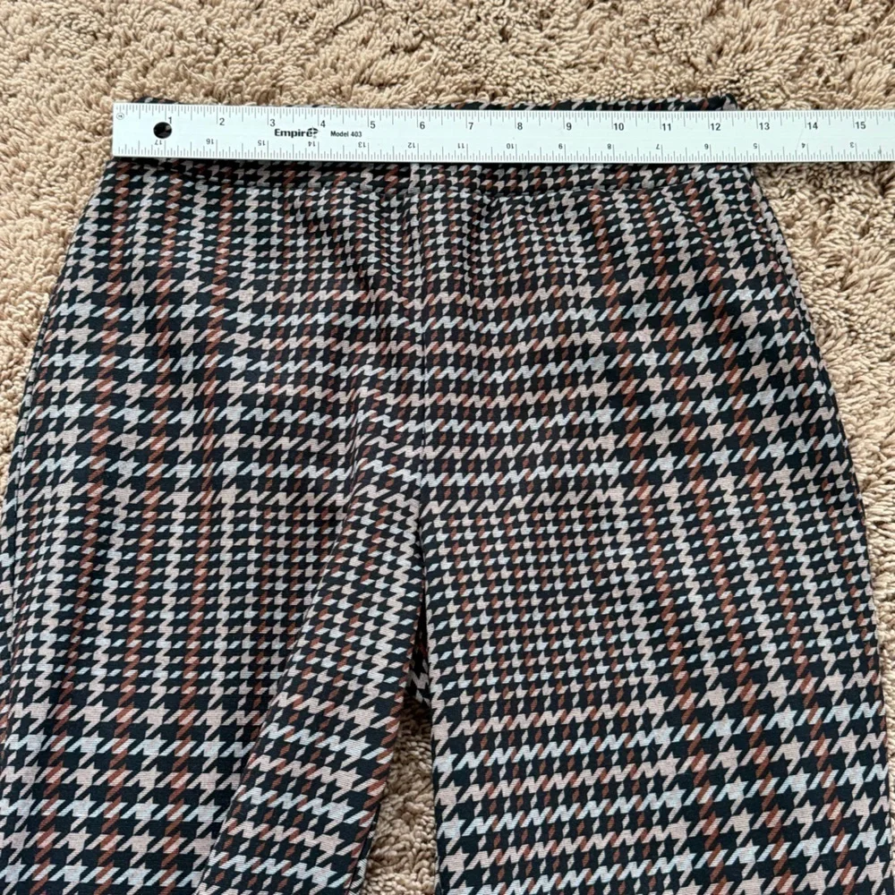 Small Anthropologie Sanctuary Carnaby pull on kick flare pants  brown check
